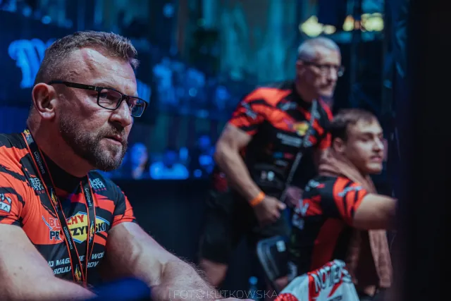 Piotr Kaczka na gali MMA w Radomiu